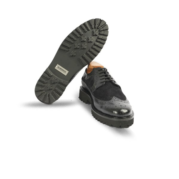 Black Leather Hand Made Dress up