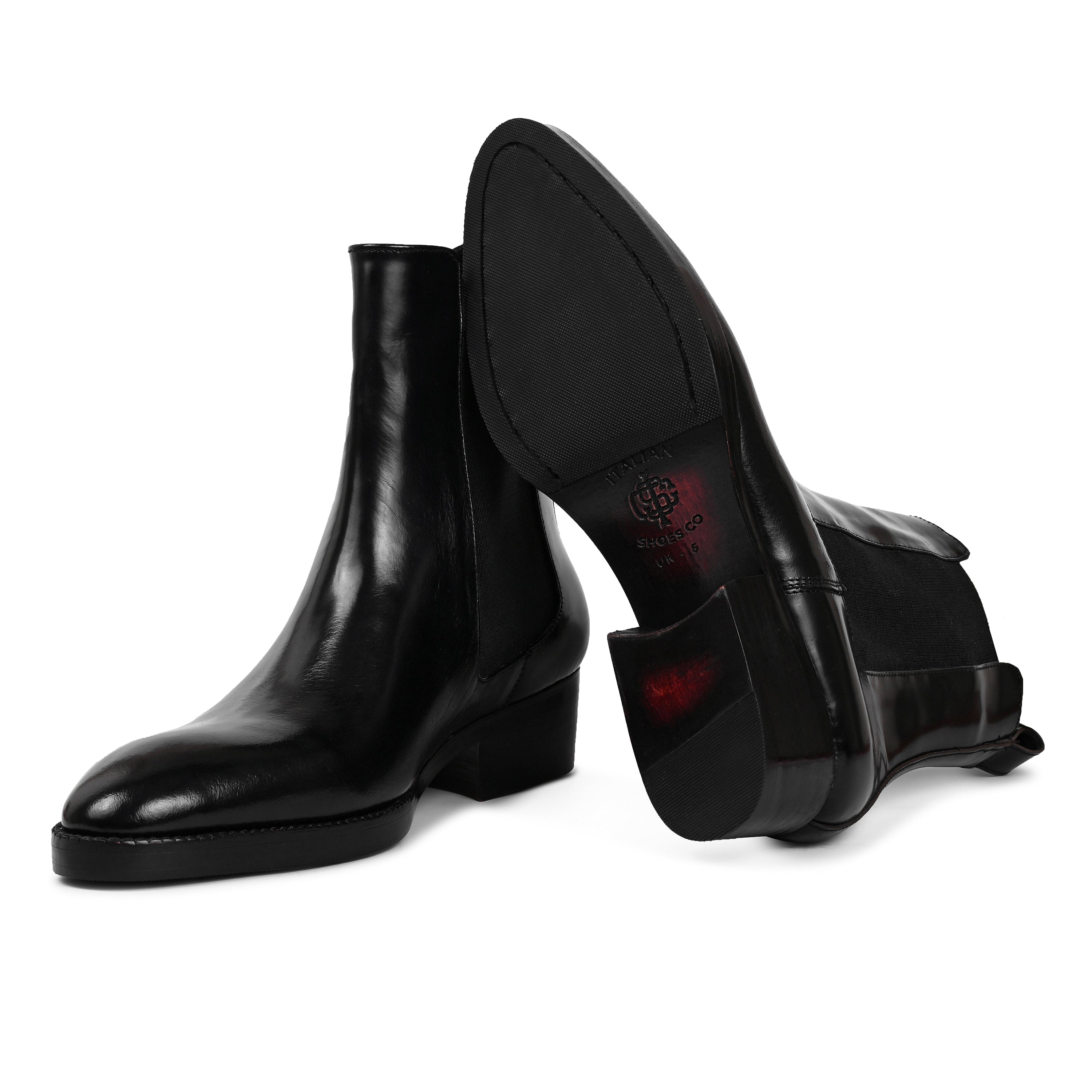 Luxury Handmade Italian Leather Chelsea Boots