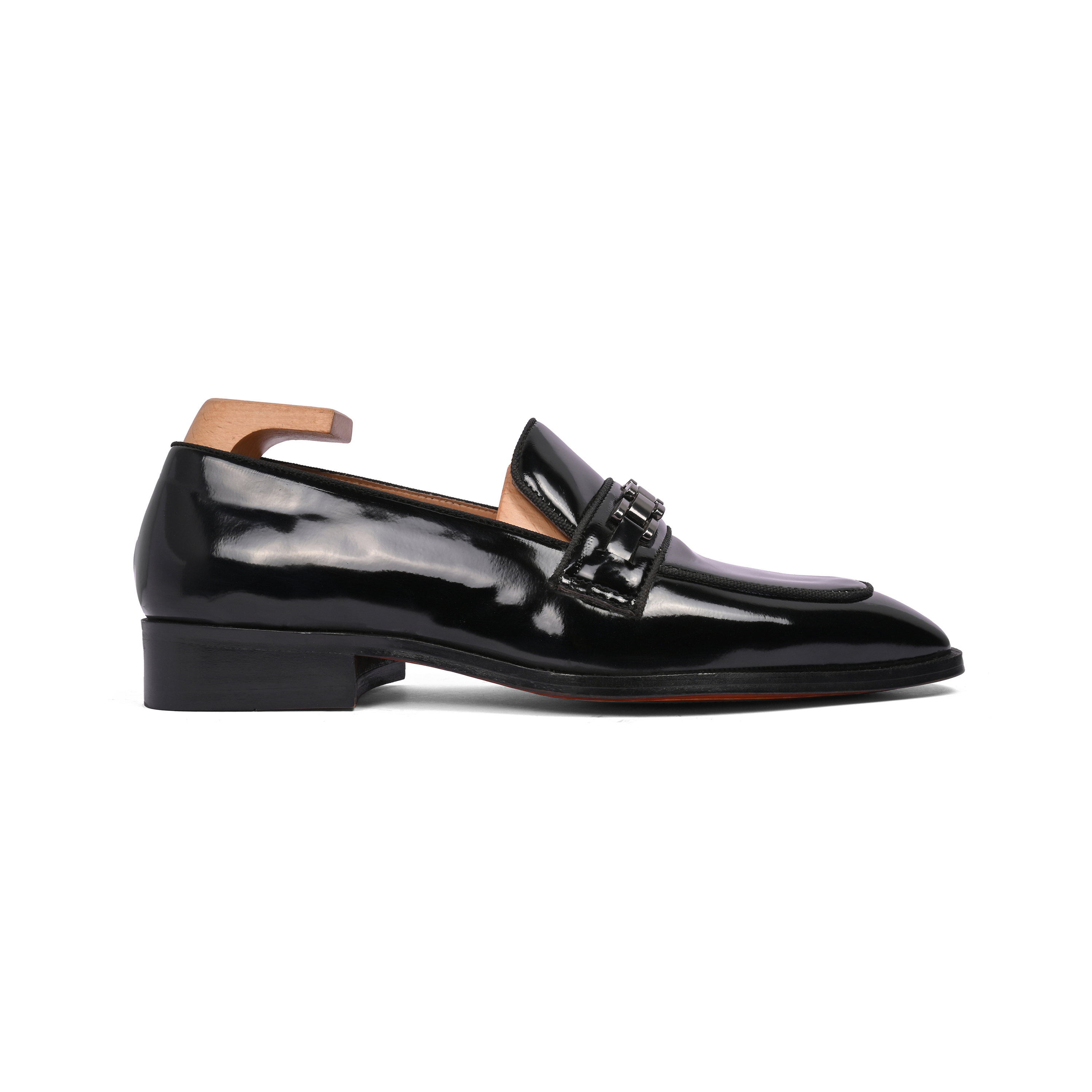 Regal Radiance Leather Loafers