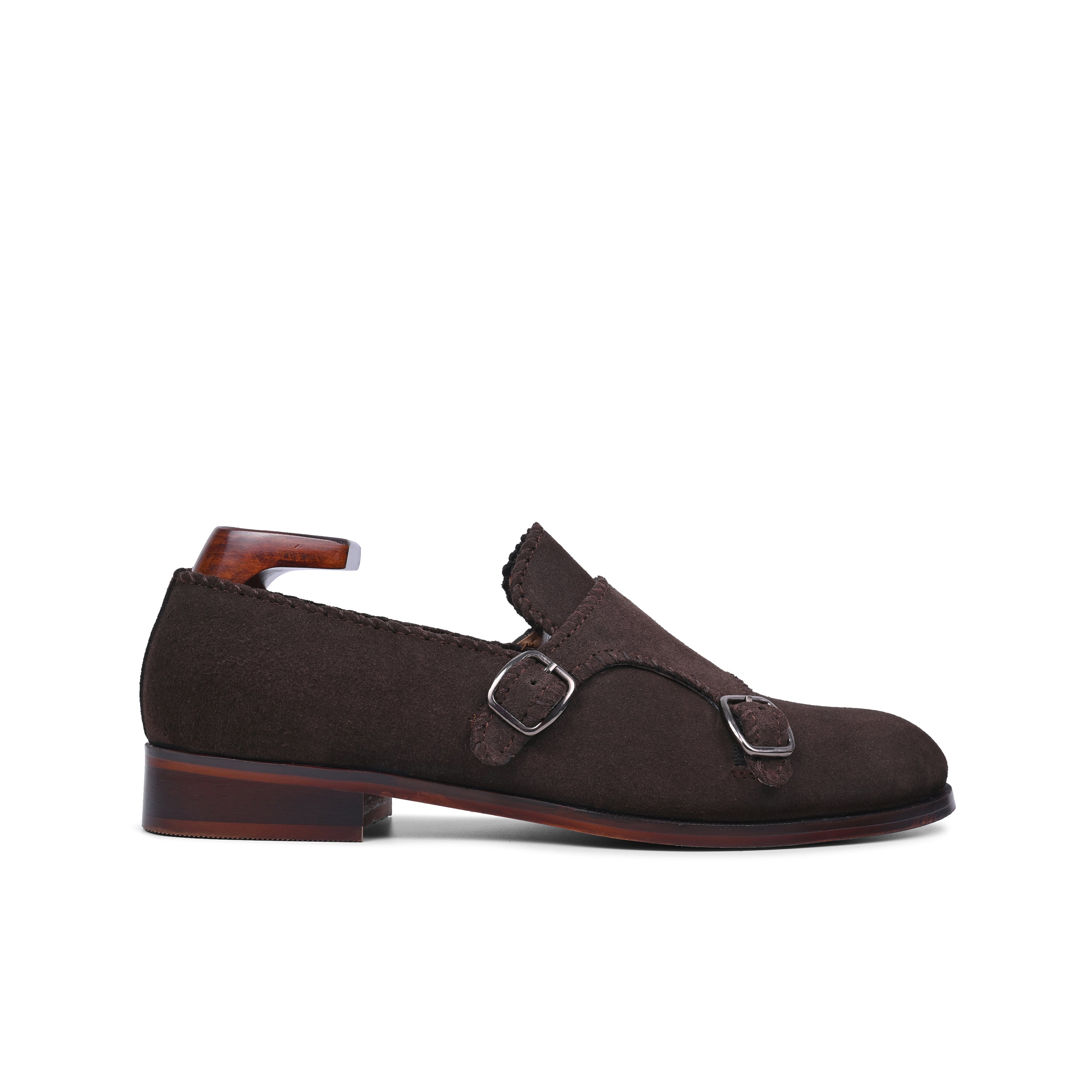 Refined Ritual Monkstrap Shoes Dark Brown