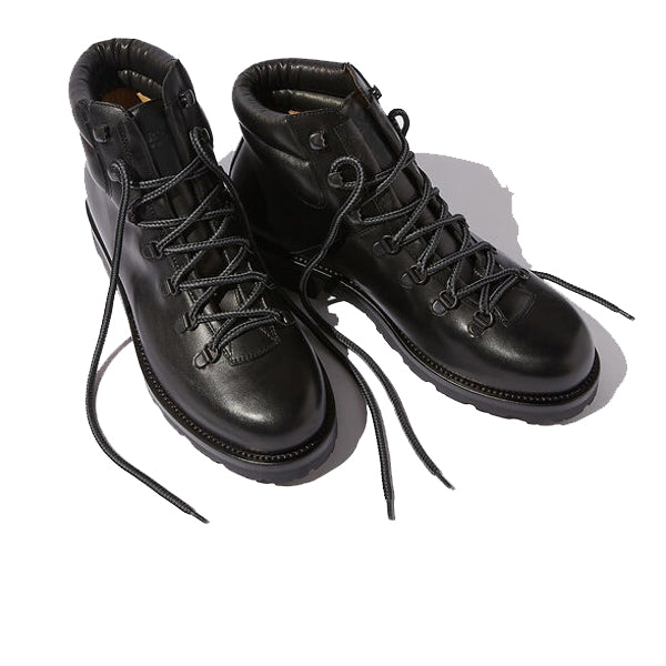 Black Leather Ankle Boots