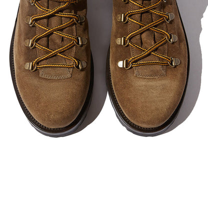 Suede Brown Leather Ankle Boots