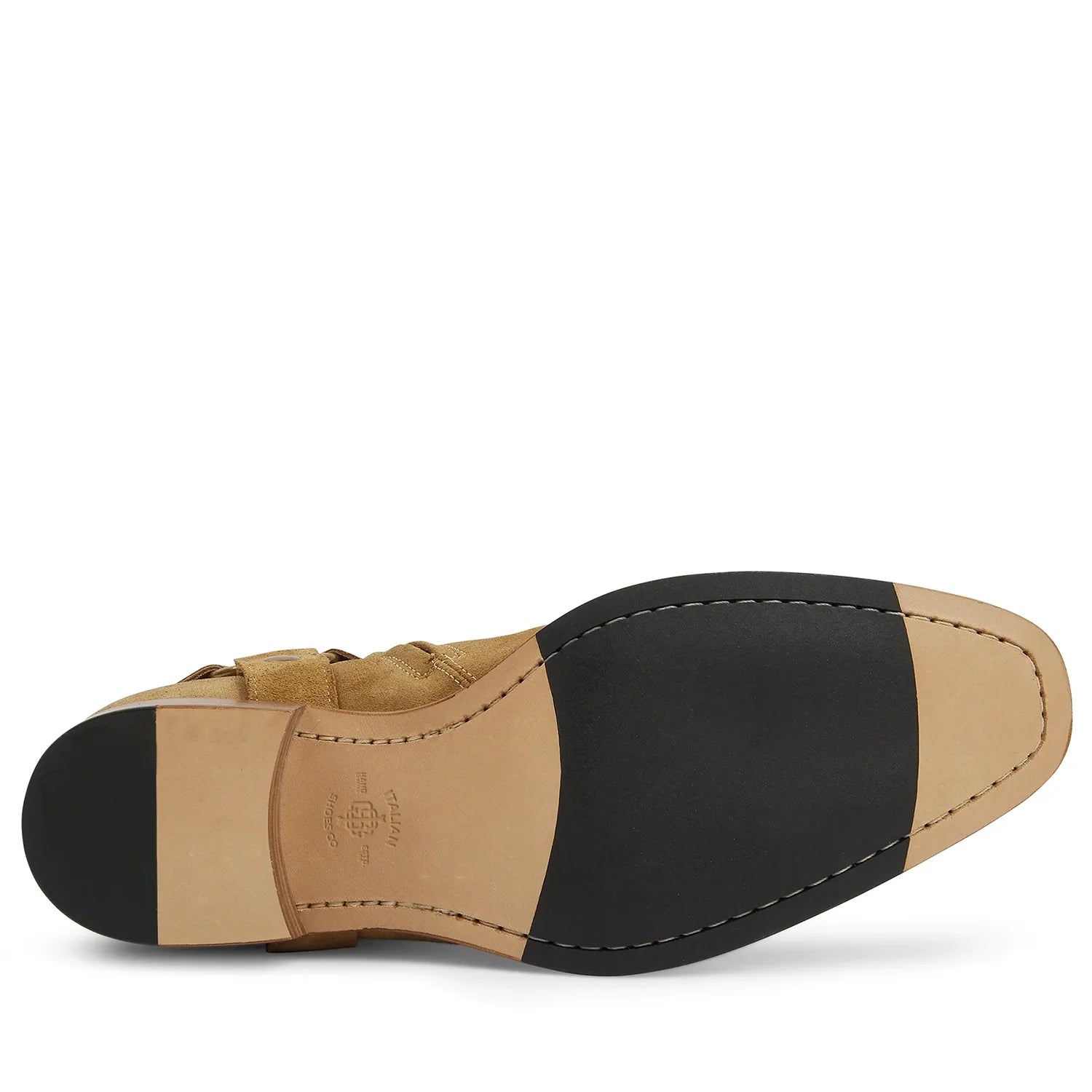 Harness Zip Boot - Ochre Suede Leather