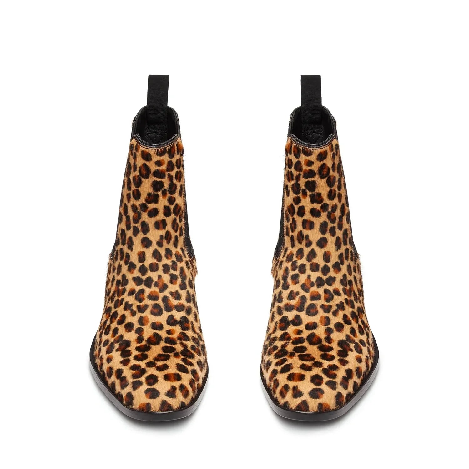 Chelsea Boot - Leopard Print Pony Hair