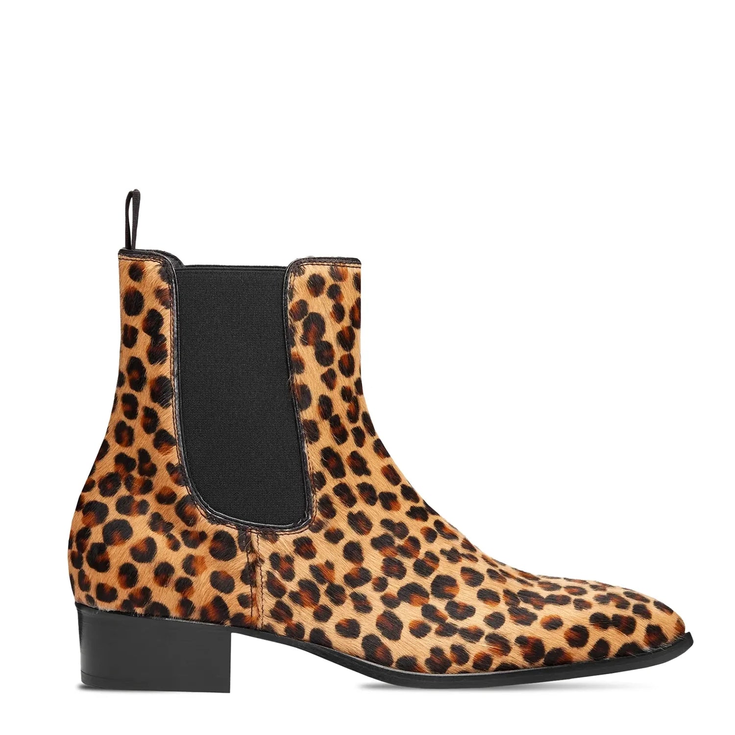 Chelsea Boot - Leopard Print Pony Hair Leather