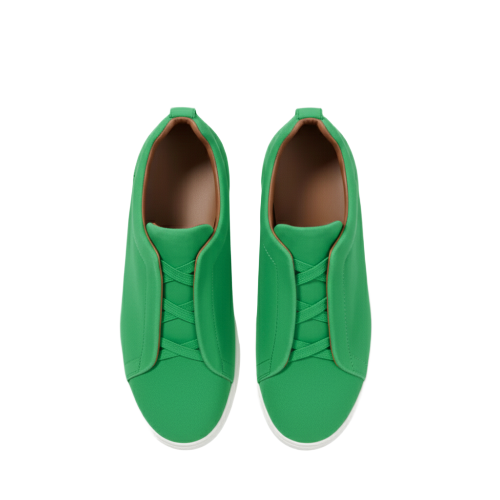 Luxury Edition Triple Stitch Tan Sneaker for Men's