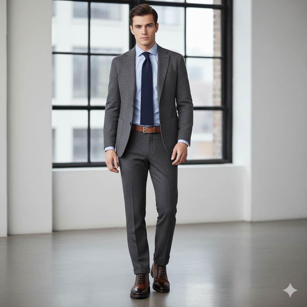 Classic Handmade Stylish Leather Ankle Boot Brown