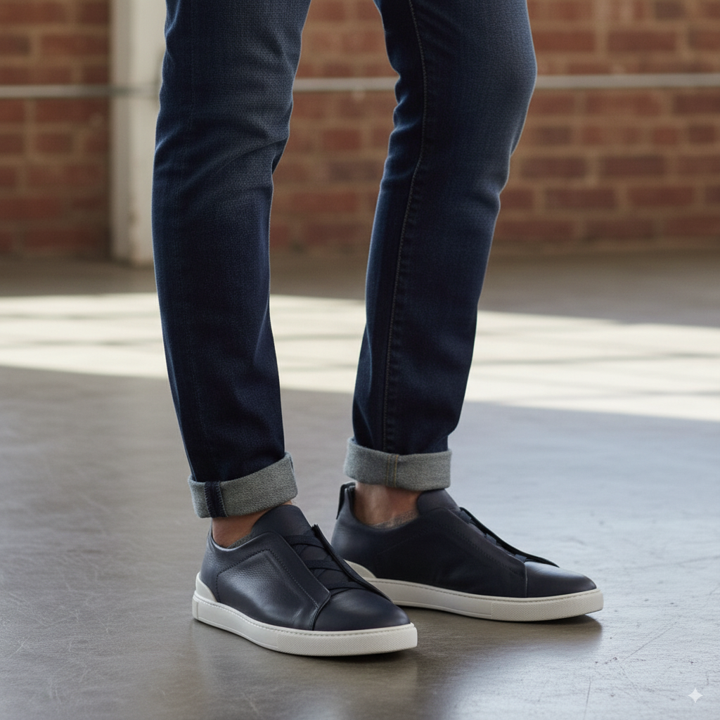 Men's Triple Stitch Blue sneaker