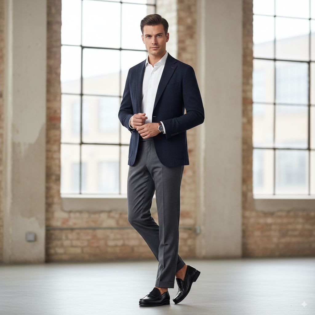 Varik Midnight Penny Loafers