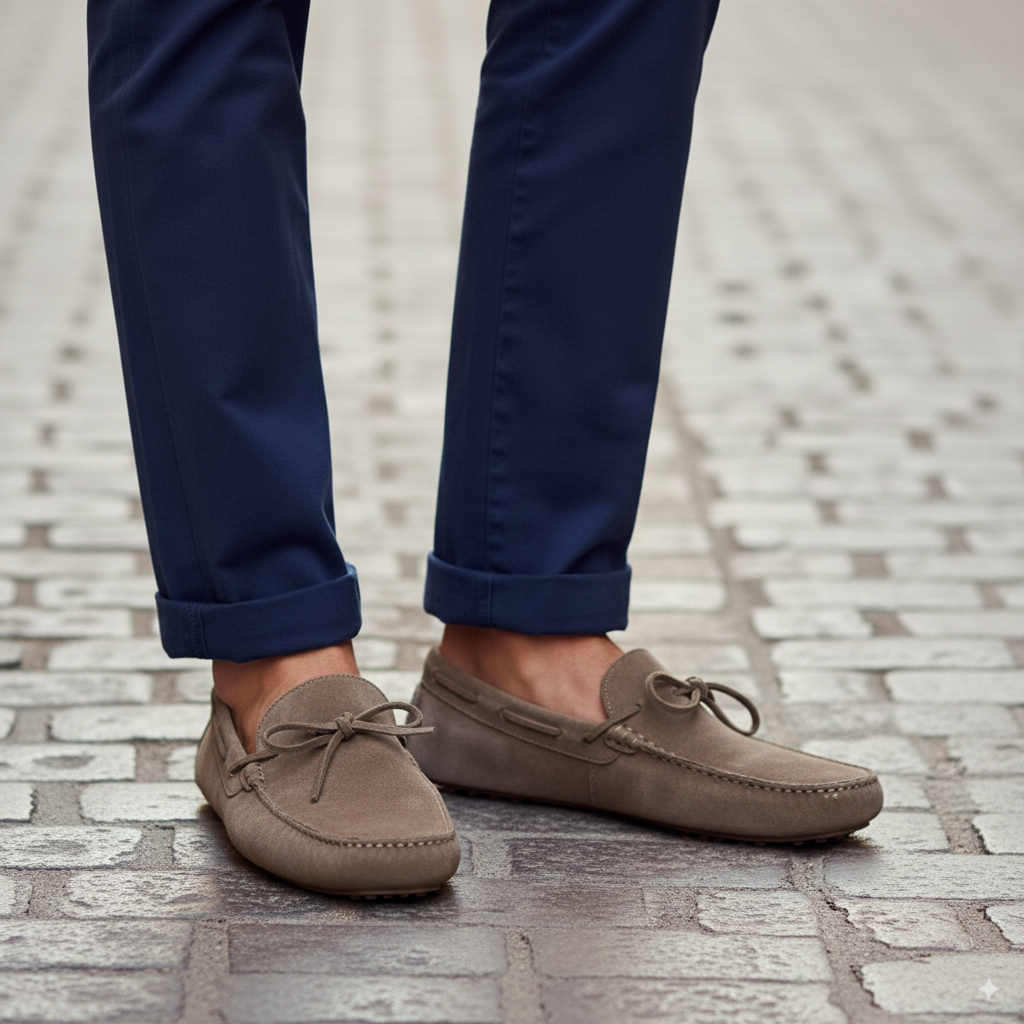 Suede driving Loafers for Men