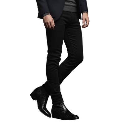 Midnight Snake Textured Hybrid Boots