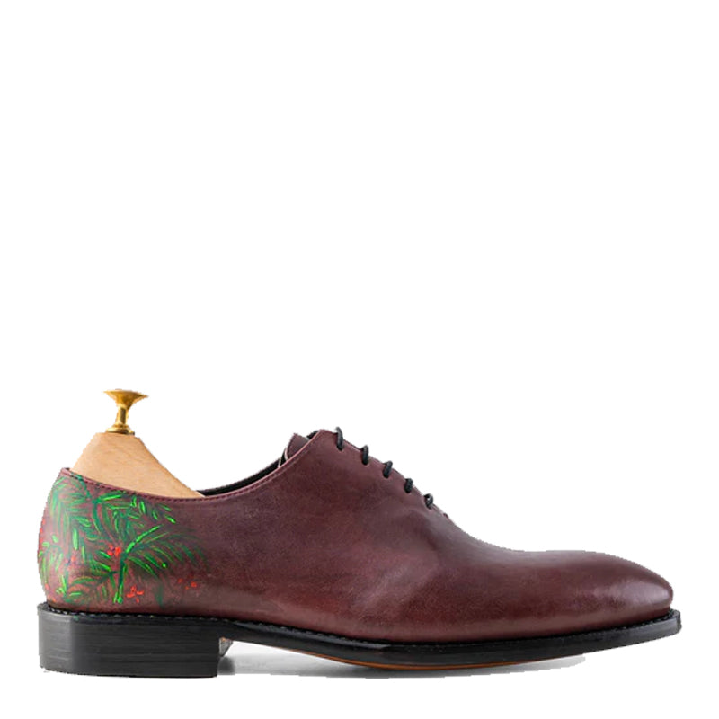 Deer Plum Wholecut Oxfords Shoes