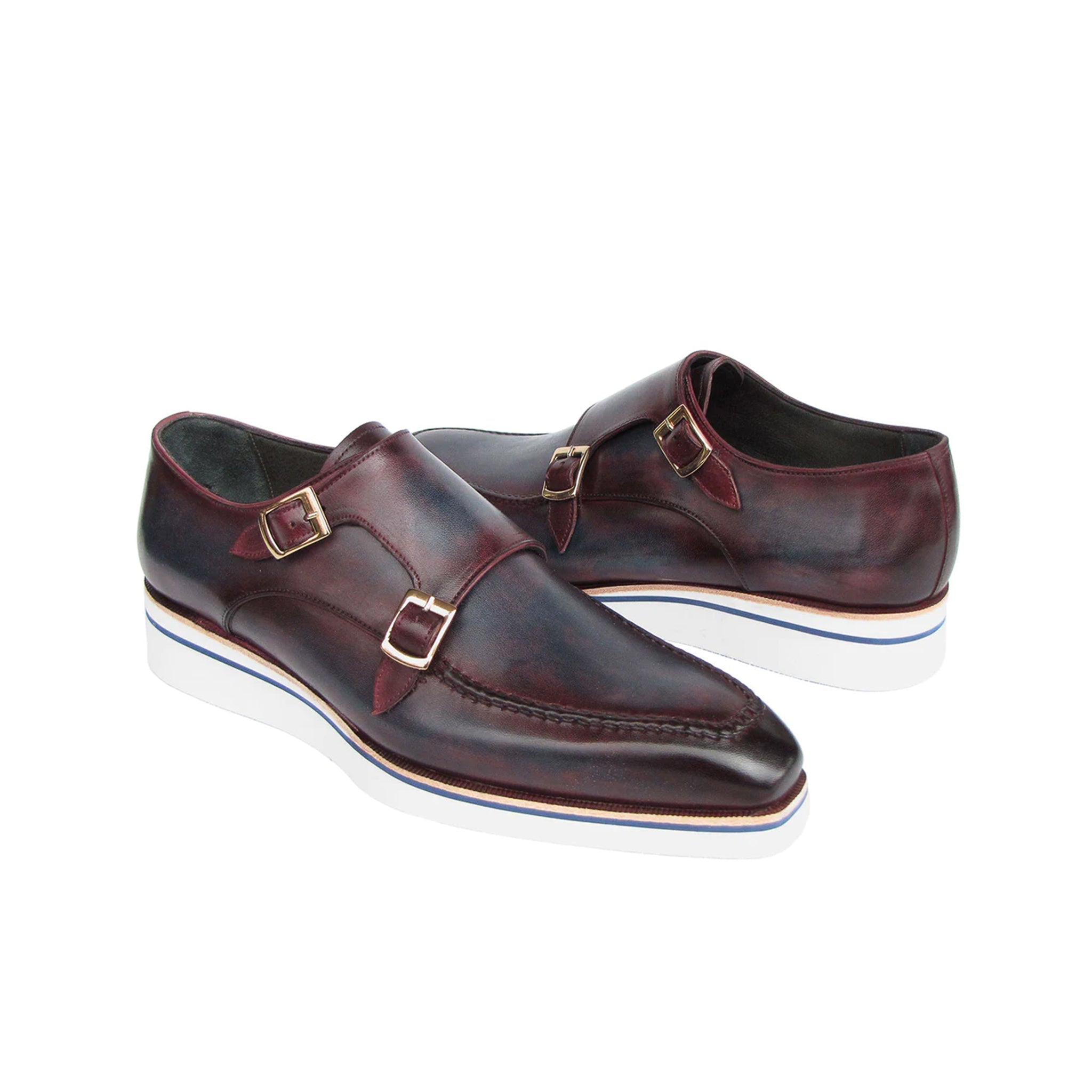 Men's Smart Casual Monkstraps Blue Shoes