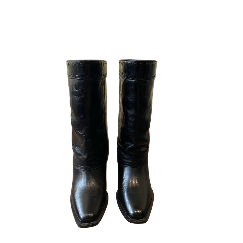 Luxury Leather Burgundy Wide Fit Ankle Boots for Women's