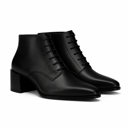 Italian Ankle Boot with Heel for Men's