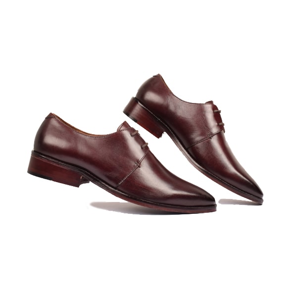 Derbys Blucher Classic Shoes with Blue patent