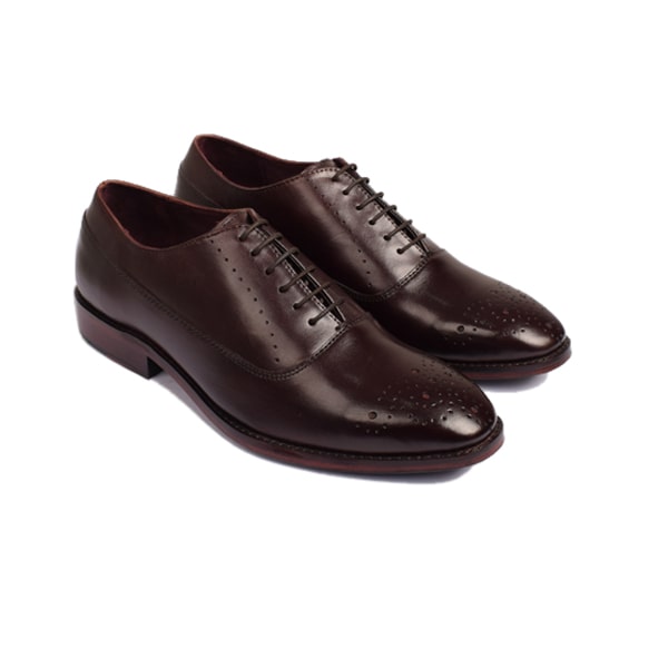 Oxford Leather Wholecut Shoes
