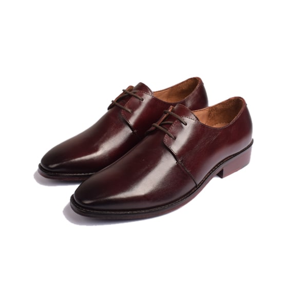 Derbys Blucher Classic Shoes with Blue patent