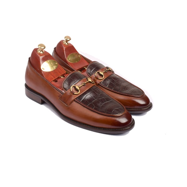 Penny Brown Leather Loafer for Men