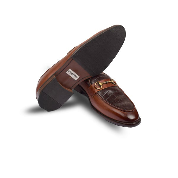 Penny Brown Leather Loafer for Men