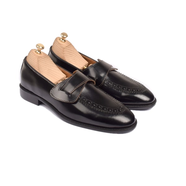 Penny Loafer Classic Shiny Black Leather