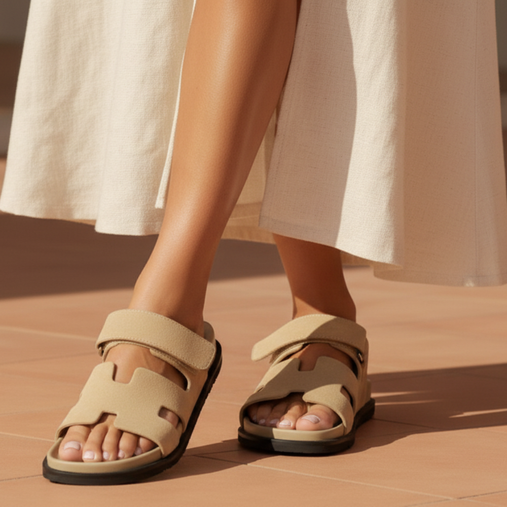 Italian  Luxury Suede Sandals for Women