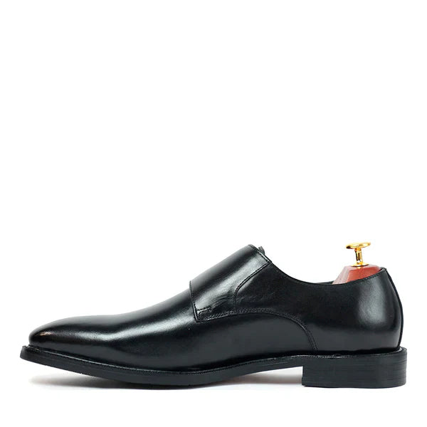 Classic Brown Monk Strap Shoes