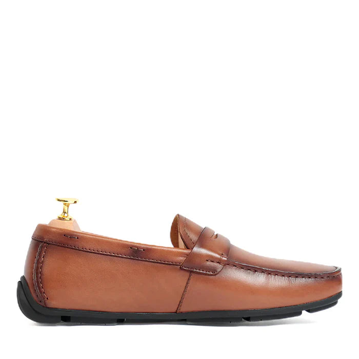 Blue Driving Moccasins