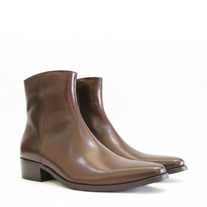 Men's Leather High Ankle Stylish Boots