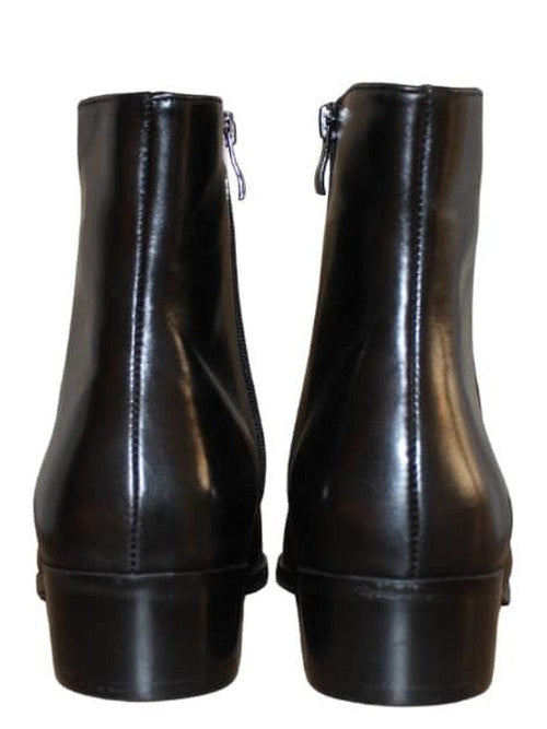 Men's Noir Leather High Ankle Stylish Boots