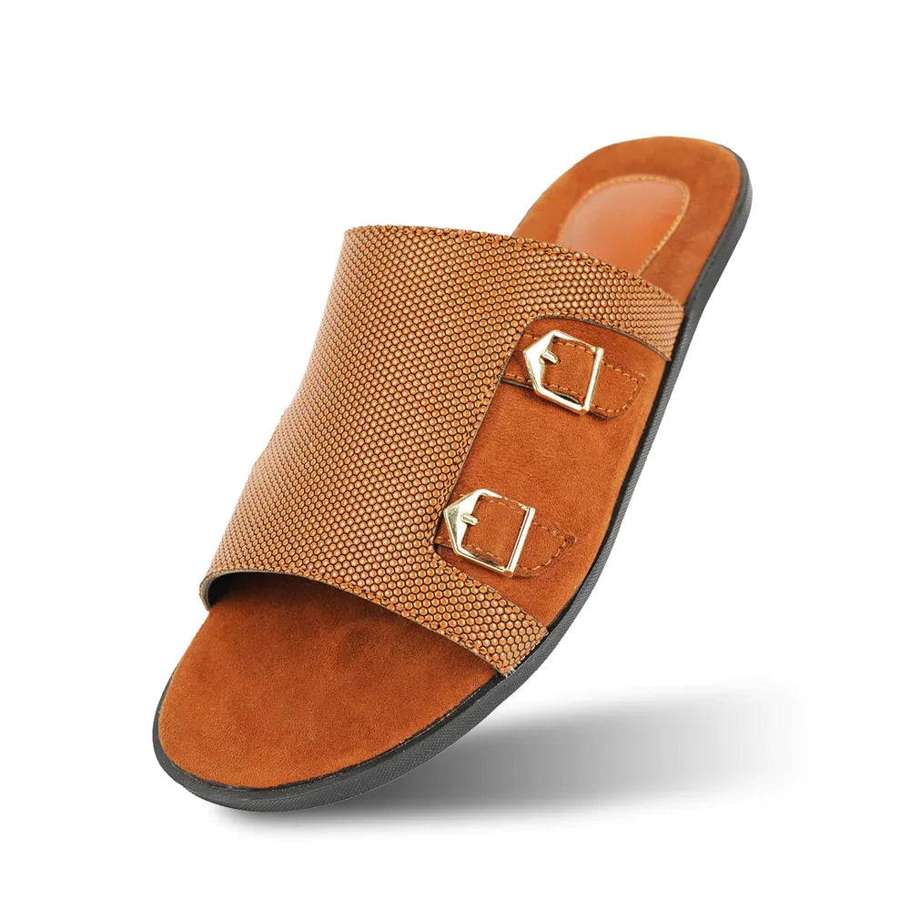 T-Rad Double Monk Strap Sandals - Tan