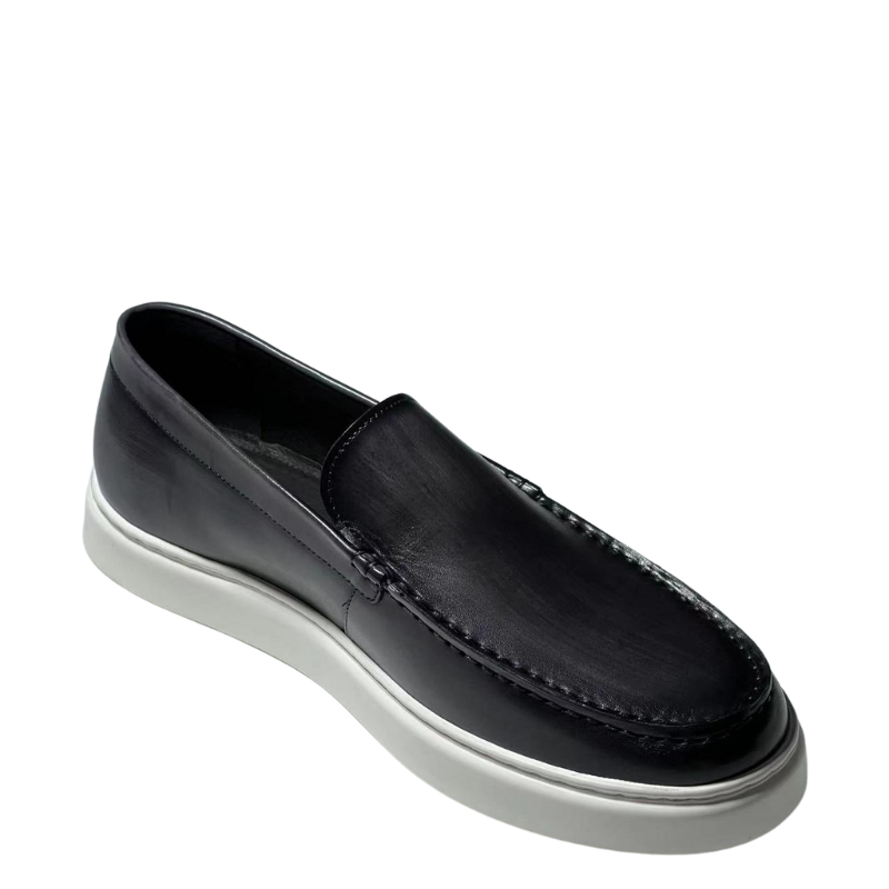 Men's Stylish Slip-on Black Loafer