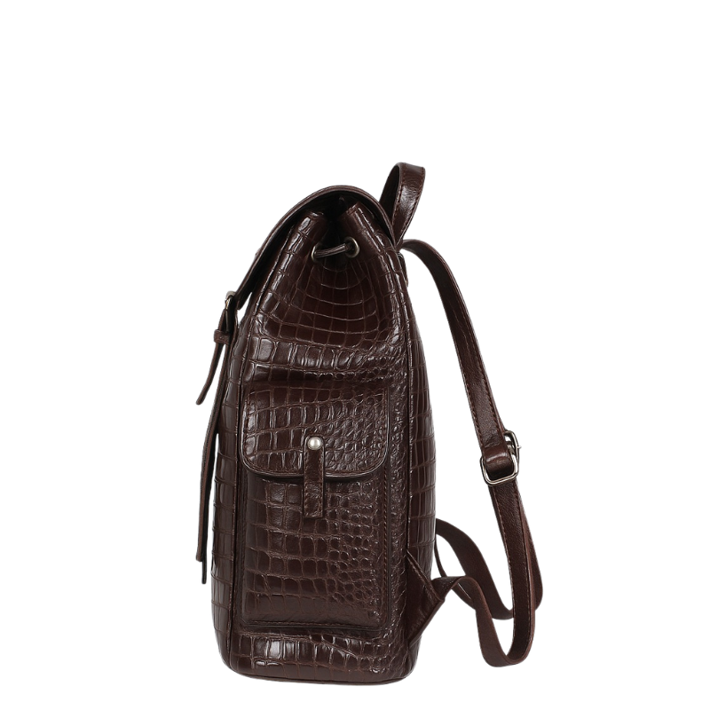 Luxurious croco leather Casual Impeccable Backpack