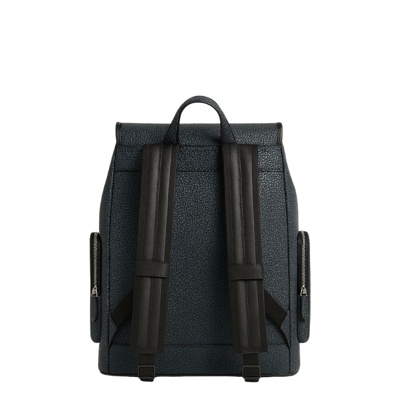 Luxury Snap-Button Closure Backpack