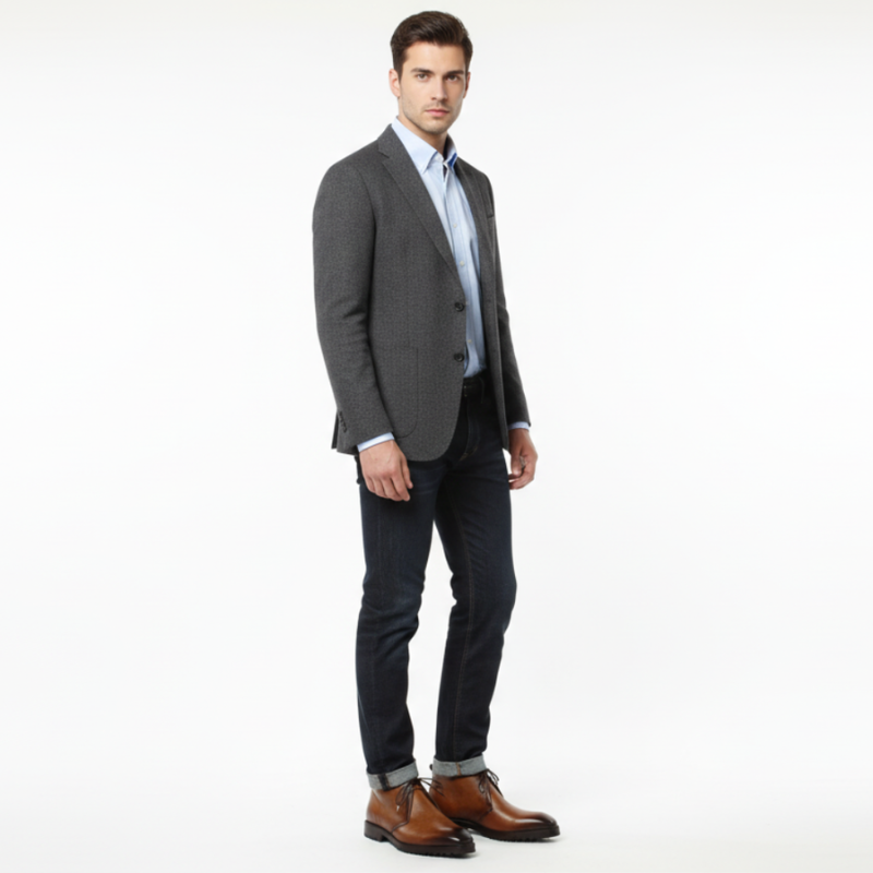 Italian Leather Brown Stylish Chukkas Boot