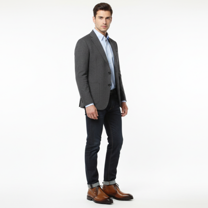 Italian Leather Brown Stylish Chukkas Boot