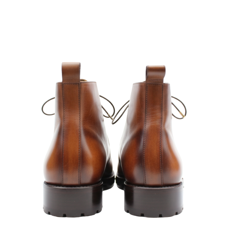 Italian Leather Brown Stylish Chukkas Boot