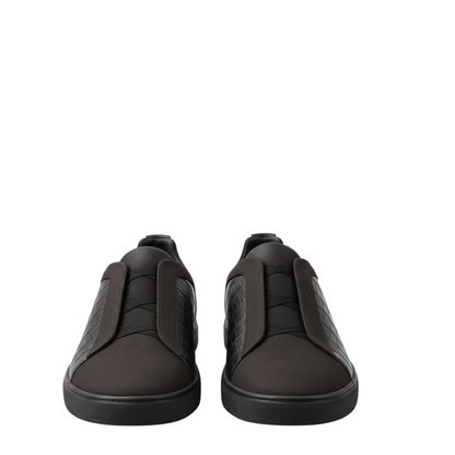 Obsidian Croc Panel Luxe Sneakers