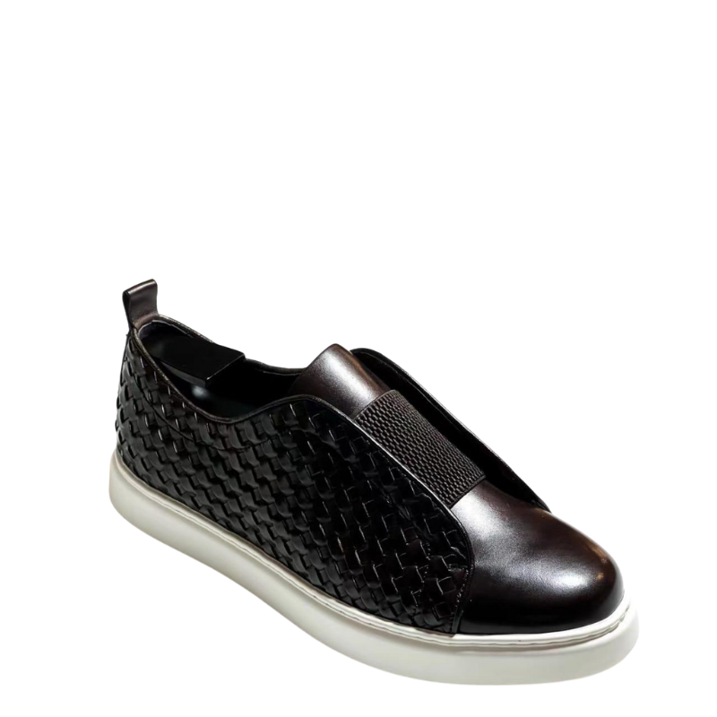 Croc-Embossed Slip-On Low-Top Shoe