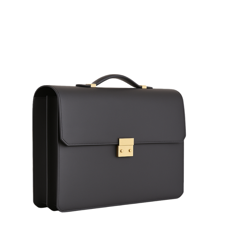 Men's Double Compartment Classy Blue  Briefcase