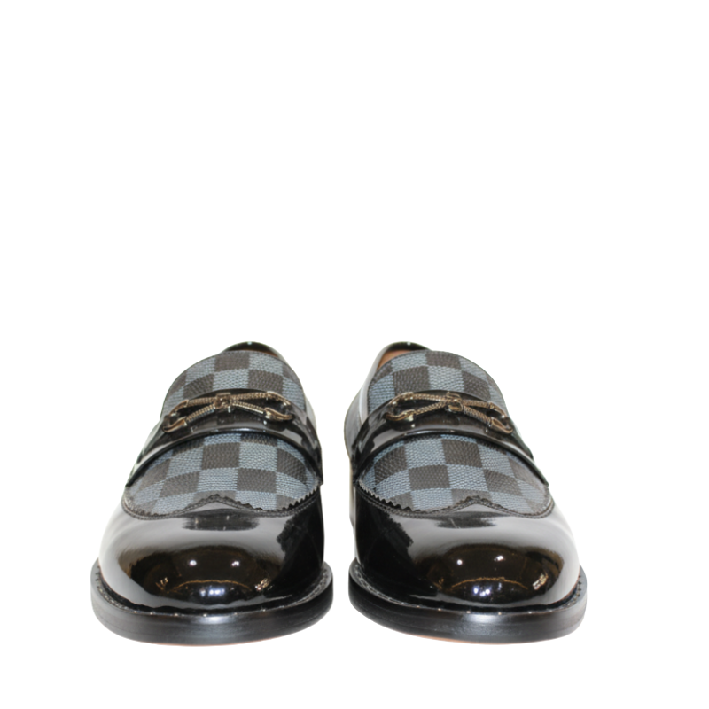 Luxury Dual-textured Bit Loafers