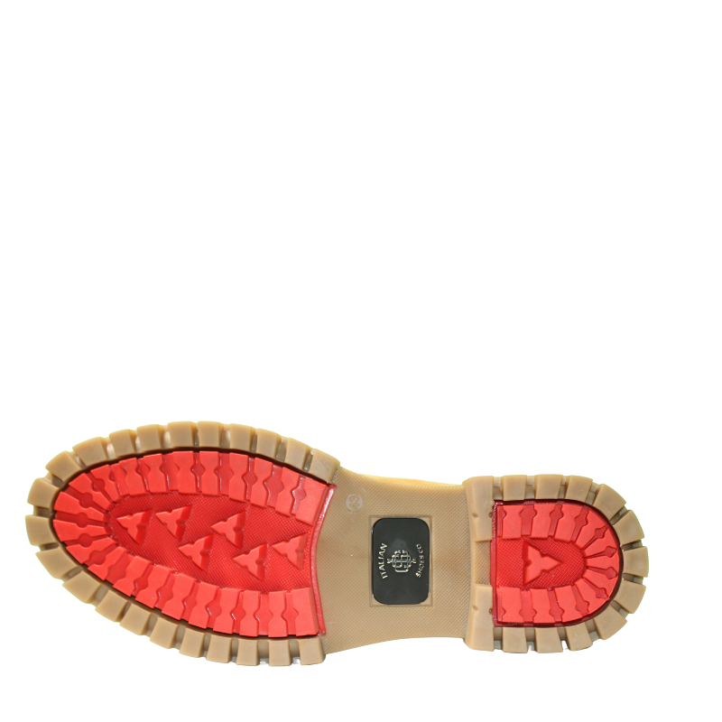 Italian Melon Spike Tan Chelsea Boot For Men