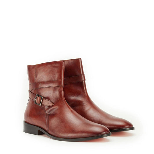 Tan Jodhpuri Chukka Boots