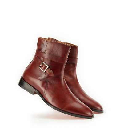 Tan Jodhpuri Chukka Boots