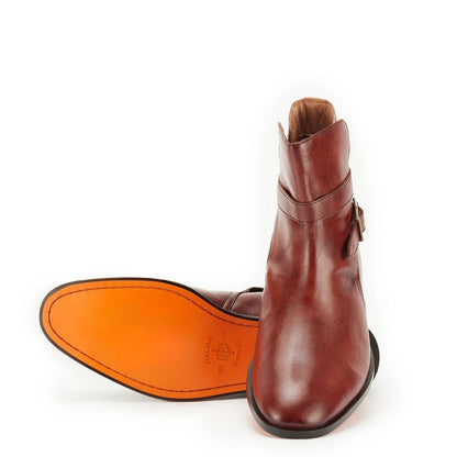Tan Jodhpuri Chukka Boots