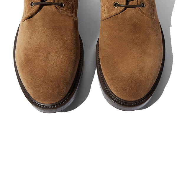 Derby High Ankle Suede Leather Brown Boots