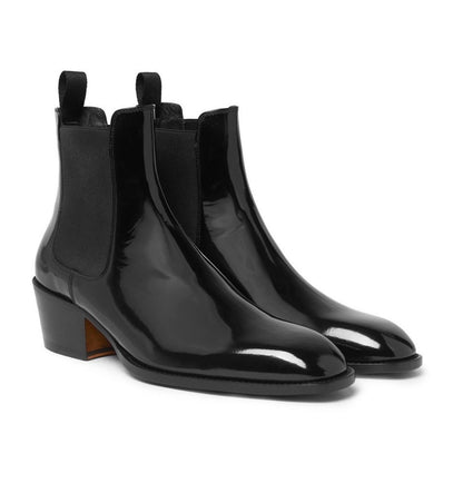 Webster Patent-Leather Chelsea Boots