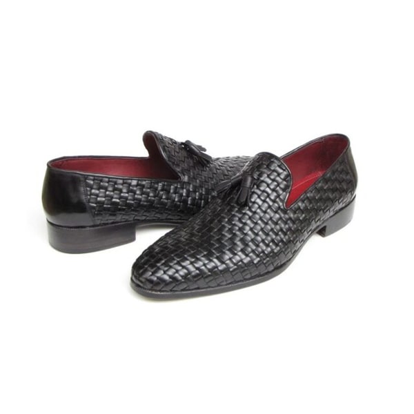 Tassel Woven Leather Loafer