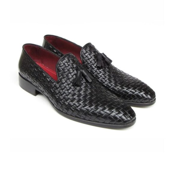 Tassel Woven Leather Loafer