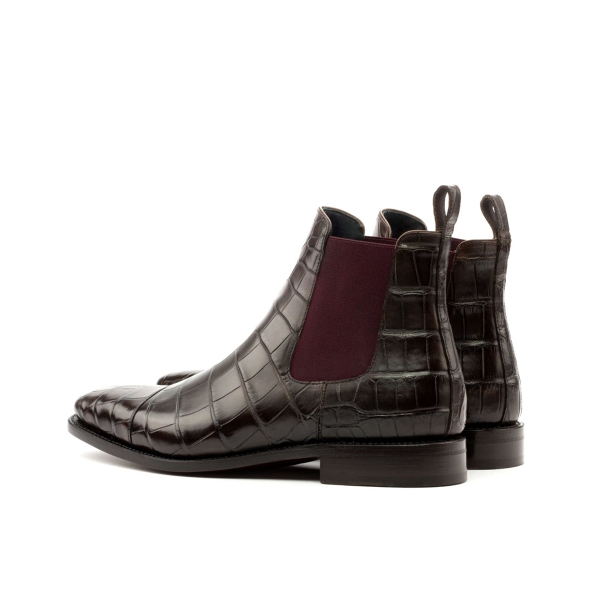 Square Toe Alligator Boots
